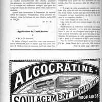 2921 - Page 2928-VIII - Correspondance. Déontologie / Application du Tarif Breton