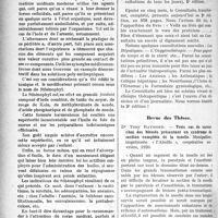 2949 - Page 2956 - Partie Scientifique. Matière médicale moderne. La scrofule dans la nosologie moderne. Une synergie médicamenteuse / Bibliographie critique. Revue des Livres. Consultaire, par Dr M. Ségard, Maloine, Paris / Revue des Thèses. Trois cas de survie chez des blessés présentant un syndrome de section complète de la moelle, par Dr Tony Raymond. Montpellier, imprimerie « l’Abeille », coopérative ouvrière, 1920