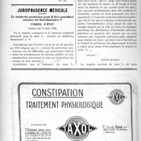 2973 - Page 2980-XXXIV - Notes de Médecine Pratique. Le traitement du prurit / Jurisprudence médicale. Le médecin praticien peut-il être considéré comme un fonctionnaire ?. Conseil d’état, Séance du 21 mai 1920 [Dr P. Boudin]