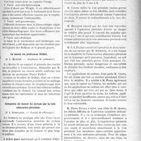 3006 - Page 3013 - Partie Scientifique. Revue des sociétés savantes. Sérums et vaccins de l’Institut Pasteur, (Académie de médecine) / Le vaccin du professeur Delbet, (Académie de médecine) / Extirpation du cancer du rectum par la voie abdomino-périnéale, (Société de chirurgie) / Etats douloureux hépatiques traités par cholécystogastrostomie, (Société de chirurgie)