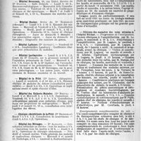 3031 - Page 3038 - Partie Professionnelle. Reportage professionnel. Nouvelles et Informations. Hôpital Saint-Louis / Hôpital Broussais / Hôpital Necker / Hôpital Laënnec / Hôpital Lariboisière / Hôpital de la Pitié / Hôpital des Enfants-Malades / Clinique obstétricale de la Pitié / Hôpital des Ménages / Clinique médicale de l’hôpital Saint-Antoine / Clinique des maladies des voies urinaires de l’hôpital Necker