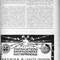 3038 - Page XXXV-3045 - Documents officiels. A l'officiel. Les médecins et les chirurgiens-dentistes et la taxe sur le chiffre d’affaires / Le libre choix du pharmacien n’est pas garanti par des sanctions pénales