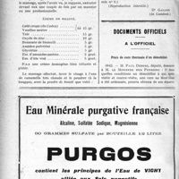 3109 - Page 3116-XXXVIII - Notes de médecine pratique. Esthétique faciale / Documents officiels. A l’officiel. Frais de cure thermale d’un démobilisé