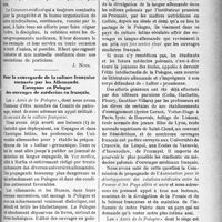 3126 - Page 3133 - Propos du jour. L’organisation professionnelle du Corps médical français [J. Noir] / Pour la sauvegarde de la culture française menacée par les Allemands. Envoyons en Pologne des ouvrages de médecine en français [J. Noir]