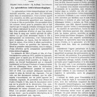 3127 - Page 3134 - Partie scientifique. Clinique médicale, Hôpital Saint-Antoine : M. le Prof. Chauffard. La spirochétose ictéro-hémorrhagique