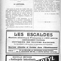 3175 - Page 3182-XXXVI - Jurisprudence. Justice de paix de Nort-sur-Erdre, 1er juin 1920. Lorsque le médecin est mis en oeuvre, non par la victime, mais par le chef d’entreprise, ou son préposé, c’est le tarif du droit commun qui est applicable / Documents officiels. A l'officiel