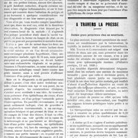 3194 - Page 3201 - Partie scientifique. Clinique chirurgicale, Hôtel- Dieu de Toulouse. Polypes muqueux de l’utérus / A travers la presse. Anémie grave pernicieuse chez un nourrisson [(Pédiatrie pratique, 15 oct. 1920)] / Le gaïacol en thérapeutique pulmonaire [(Gaz. des Sc. méd. de Bordeaux, 19 oct. 1920)]
