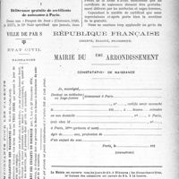 3212 - Page 3219 - Partie Professionnelle. La vie syndicale et professionnelle. Délivrance gratuite de certificats de naissance à Paris