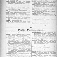 3233 - Page 3240 - Table des matières contenues dans le «Concours Médical». Année 1920, 2e Semestre. Partie Scientifique / Partie Professionnelle