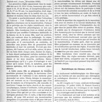 0027 - Page 26 - Partie Scientifique. A travers la presse. Presse anglaise. La menstruation chez les jeunes filles [(in British med. Journ, 20 octobre 1920)] / Radiothérapie des fibromes utérins [(Cambridge, 1er juillet 1920)]