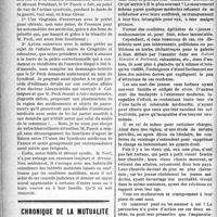 0049 - Page 48 - Partie Professionnelle. La vie syndicale et professionnelle. L’histoire d’un Syndicat. Syndicat des médecins de l’arrondissement de Nîmes / Chronique de la mutualité. Expropriation médicale