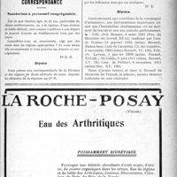 0070 - Page V-69 - Demandes et offres / Correspondance. Sanatorium à personnel congréganiste / L'inoculation charbonneuse est un accident du travail