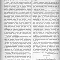 0105 - Page 104 - Partie Professionnelle. La vie syndicale et professionnelle. Un poste médical de choix ! / Groupe médical parlementaire, (2 décembre 1920)
