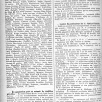 0183 - Page 182 - Partie Professionnelle. Reportage Professionnel. Nouvelles et Informations. Concours de l’internat des Hôpitaux de Paris / Un sanatorium pour les enfants de condition moyenne / Institut de puériculture de la clinique Tarnier
