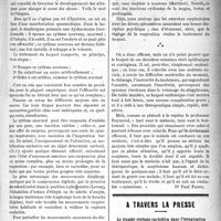 0214 - Page 213 - Partie Scientifique. L’actualité thérapeutique. Le hoquet « épidémique » / A travers la presse. Le liquide céphalo-rachidien dans l’intoxication oxycarbonée [(Presse méd, 13 nov. 1920)]