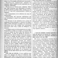 0311 - Page 310 - Partie Professionnelle. Variétés. Au Pilori [Dr M. Vimont] / Reportage Professionnel. Nouvelles et Informations. Nécrologie [Mme J. Noir] / Liste des candidats reconnus admissibles à la suite des épreuves du concours de l’Inspection médicale des écoles des communes suburbaines de la Seine ouvert le 21 mai 1920
