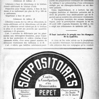 0328 - Page VII-327 - Correspondance. Le droit de prescription des chirurgiens-dentistes / Il faut instruire le peuple sur les dangers de la syphilis