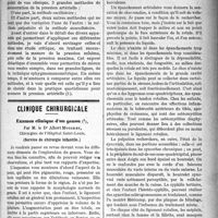 0342 - Page 341 - Partie Scientifique. Clinique médicale, Hôpital tenon. Leçons cliniques sur la pression artérielle. Introduction à la pratique sphygmomanométrique, par le Dr Camille Lian. Les deux grandes catégories de sphygmomanomètres à manchette / Clinique chirurgicale. Examen clinique d’un genou, par M. le Dr Albert Mouchet, Hôpital Saint-Louis. (Service de chirurgie infantile)
