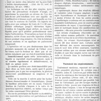 0351 - Page 350 - Partie Scientifique. A travers la presse. Traitement de l’hydarthrose par la ponction et le brassage à l’éther [(Gaz. des Sc. méd. de Bordeaux, 28 nov. 1920)] / Traitement médical du goitre exophtalmique [(Bull. méd. 27 nov. 1920)] / Traitement des empoisonnements [(Presse méd, 27 nov. 1920)]