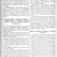 0365 - Page 364 - Partie Professionnelle. Lavie syndicale et professionnelle. Pour la suppression des médecins assermentés. Loi du 29 mars 1897. — Application de l’article 4. — Certificats médicaux. — Timbres à 0, 60 aux agents des Postes et des Contributions indirectes, 23 février 1914 / Réponse du Ministre du Commerce, de l’Industrie et des P. T. T / Que convient-il de faire ?