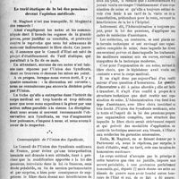 0493 - Page 492 - Partie Professionnelle. La vie syndicale et professionnelle. Le tarif étatique de la loi des pensions devant l’opinion médicale