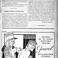 0582 - Page XXXI-581 - Correspondance. Délai de déclaration du revenu / Diplômes d’État et d’Université