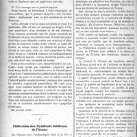 0637 - Page 636 - Partie professionnelle. La vie syndicale et professionnelle. Fédération des Syndicats médicaux de Seine-et-Marne. Rapport aux Syndicats sur l’année 1920 / Fédération des Syndicats médicaux de l’Yonne