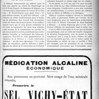 0650 - Page XXXV-649 - Correspondance. Les soins médicaux aux pensionnes de guerre et le Corps médical. Quelques lettres / Climatologie. A propos d’un récent article sur la Côte d’Azur