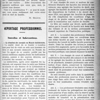 0714 - Page 713 - Fiche sanitaire. Chronique de la mutualité. Mutualité familiale. Combinaison V. Caisse des veuves et orphelins / Reportage professionnel. Nouvelles et Informations. La situation des savants en Russie bolcheviste / Facultés de médecine
