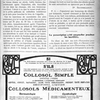 0796 - Page VII-795 - Correspondance. Les suppurations consécutives aux injections aseptiques / La prescription a été suspendue pendant les hostilités