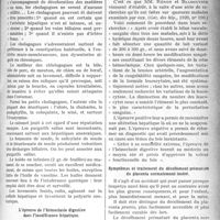 0822 - Page 821 - Partie scientifique. A Travers la presse. Les cholagogues [(Journ. des Prat, 1er janvier 1921)] / L’épreuve de l’hémoelasie digestive dans l'insuffisance hépatique [(Gaz. des hôp, 1920, n° 190)] / Symptômes et traitement du décollement prématuré du placenta normalement inséré [(Bourret, Gaz. des hôp, 1921, n° 1)]
