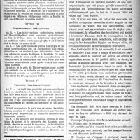 0836 - Page 835 - Partie Professionnelle. La vie syndicale et professionnelle. Décret du 9 mars 1921. / Législation pratique. Nouvelle loi et nouveau projet de loi sur les loyers
