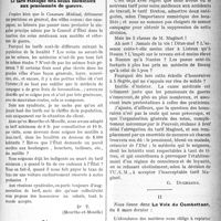 0904 - Page 903 - Partie professionnelle. La vie syndicale et professionnelle. Le tarif étatique des soins médicaux aux pensionnés de guerre / Nous lisons dans La Voix du Combattant, du 6 mars dernier