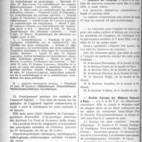 0995 - Page 994 - Partie professionnelle. Reportage professionnel. Nouvelles et informations. Faculté de médecine de Paris / Concours de l’internat / Société Amicale des Médecins Toulousains à Paris
