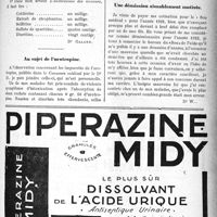 1010 - Page V-1009 - Demandes et offres / Correspondance. L’anthracosis des mineurs / Au sujet de l’urotropine / Une démission aimablement motivée