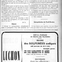 1012 - Page VII-1011 - Correspondance. Station pyrénéenne pour hystériques / Prorogation de bail / Interprétation du Tarif Breton