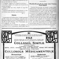 1084 - Page VII-1083 - Correspondance. Honoraires de médecine légale / Application du Tarif Breton / Fixation du prix de la visite sous l’ancien Tarif Dubief