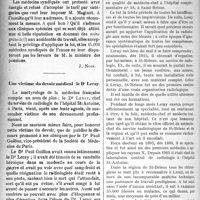 1161 - Page 1160 - Propos du jour. Les mercantis des mutilés [J. Noir] / Une victime du devoir médical : le Dr Leray / Discours du docteur Paul Guillon