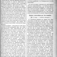 1334 - Page 1329 - Partie scientifique. Revue des sociétés savantes. La vaccination anti-typhoïdique de la population civile, (Académie de médecine) / Les signes oculaires de la tuberculose pulmonaire : l’inégalité pupillaire spontanée et provoquée, (Académie de médecine) / Ruptures recto-coliques par l’air comprimé, (Société de chirurgie)