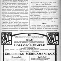 1376 - Page VII-1371 - Correspondance. Mise à l’index / L’assurance de la responsabilité civile par le « Sou Médical »