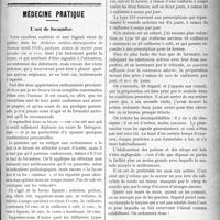 1462 - Page 1457 - Partie scientifique. Clinique médicale. leçons cliniques suc la pression artérielle. Les sphygmomanomètres auscultatoires, (Suite), par le Dr Camille Lian. Le sphygmo-tensiophone et le phono-sphygmomètre / Médecine pratique. L’art de formuler