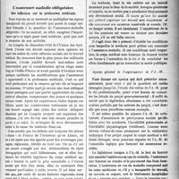 1480 - Page 1475 - Partie professionnelle. Médecine sociale. Les assurances sociales. Le projet de loi sur l’assurance maladie-invalidité et vieillesse / L’assurance-maladie obligatoire. Son influence sur la profession médicale