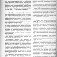1495 - Page 1490 - Partie professionnelle. Reportage professionnel. Nouvelles et Informations. Médecine opératoire spéciale / A. D. R. M / Internat / Voyages aux stations hydro-minérales de France, V. E. M
