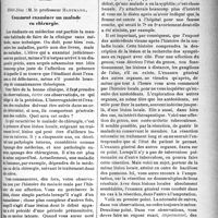 1518 - Page 1513 - Partie scientifique. Clinique chirurgicale, Hôtel-Dieu :M. le professeur Hartmann. Comment examiner un malade en chirurgie