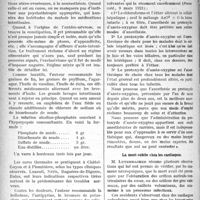 1531 - Page 1526 - Partie scientifique. A travers la presse. Traitement de l’entéro-névrose muco-membraneuse [(Bull. méd. 12 mars 1921)] / Protoxyde d’azote et cholémie [(Presse méd, 9 mars 1921)] / La mort subite chez les cardiaques [(Presse méd. 12 mars 1921)]