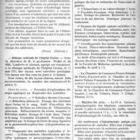 1567 - Page 1562 - Partie professionnelle. Reportage professionnel. Nouvelles et Informations. Faculté de médecine de Lyon / Clinique médicale de l’hôpital Cochin / Maladies des yeux