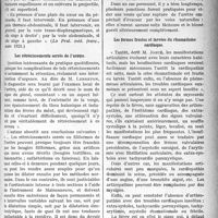 1602 - Page 1597 - Partie scientifique. A travers la presse. Presse française. Traitement immédiat des plaies de poitrine [(La Prat. méd. franç. mars 1921)] / Les rétrécissements serrés de l’urètre [(L’Evolution méd. chir, mars 1921)] / Les formes frustes et larvées du rhumatisme cardiaque [(La Médecine, mars 1921)]
