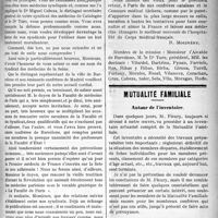 1636 - Page 1631 - Partie professionnelle. La vie syndicale et professionnelle. La réception à Paris de l’Ecole des médecins catalans / Mutualité familiale. Autour de l'inventaire