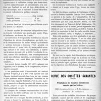 1684 - Page 1679 - Partie scientifique. Médecine infantile. La diarrhée des enfants élevés au biberon / Revue des sociétés savantes. Prophylaxie des maladies infectieuses causées par les huîtres, (Académie de médecine)