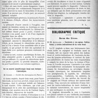1686 - Page 1681 - Partie scientifique. Revue des sociétés savantes. Du choix actuel des anesthésiques en chirurgie, (Soc. des chir. de Paris) / Sur un nouvel anesthésique local non toxique : l’atoxodyne, (Société des chirurgiens de Paris) / Accidents des dents incluses, (Société des chirurgiens de Paris) / Bibliographie critique. Revue des Livres. Cauterets y sus aguas. Indications y contra-indicationes de la cura local, par Dr H. Anglade